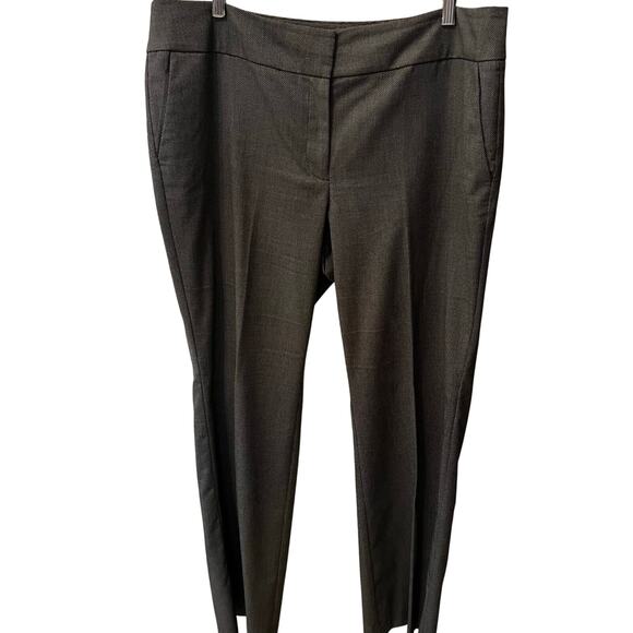 Ann Taylor Dress Pants Women's Plus Size 16 Dot Pattern Office Siren Corpcore - Picture 1 of 4